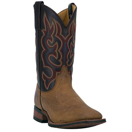 Laredo Mens Laredo Lodi Square Toe Roper Dress Boots Mid Calf
