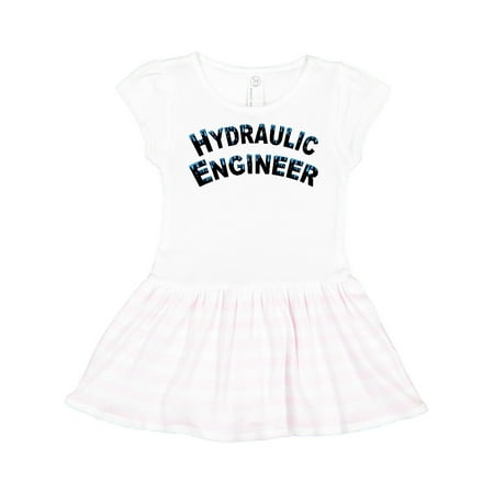 Inktastic Hydraulic Engineer Water Drip Gift Toddler Girl Dress