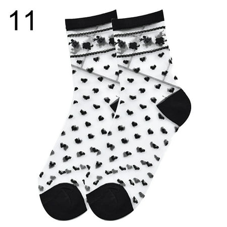 harmtty Striped Socks Heart Dots Bow Women Summer Ultra Thin Transparent Over Ankle Socks
harmtty Striped Socks Heart Dots Bow Women Summer Ultra Thin Transparent Over Ankle Socks