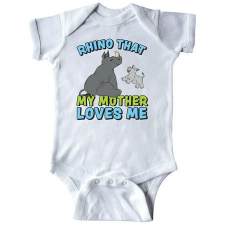 Inktastic Rhino That My Mother Loves Me with Cute Rhinos Gift Baby Boy or Baby Girl Bodysuit
Inktastic Rhino That My Mother Loves Me with Cute Rhinos Gift Baby Boy or Baby Girl Bodysuit