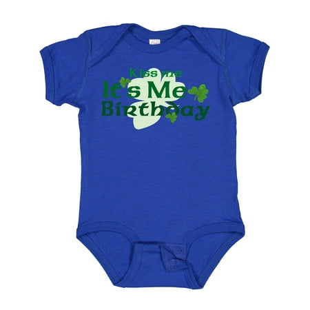 Inktastic Kiss Me Irish Birthday Gift Baby Boy or Baby Girl Bodysuit