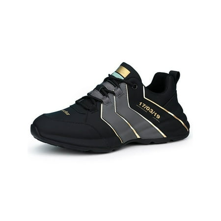 Daeful Mens Running Shoe Lace Up Sport Sneaker Breathable Sneakers Anti-Collision Lightweight Casual Shoes Gym Trainers Black 7
Daeful Mens Running Shoe Lace Up Sport Sneaker Breathable Sneakers Anti-Collision Lightweight Casual Shoes Gym Trainers Black 7