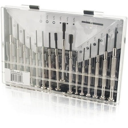 C2G 16pc Jeweler Screwdriver Set - Chrome (Used-Like New)
