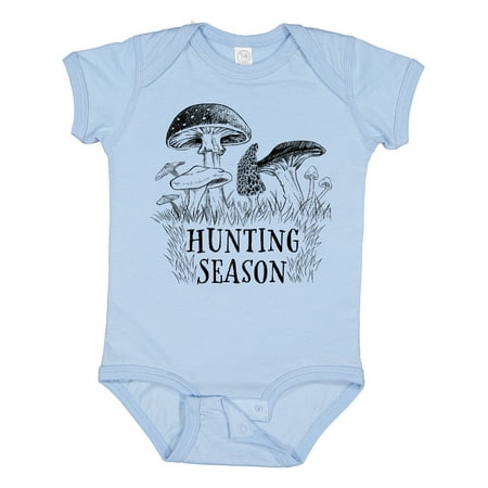 Inktastic Hunting Season with Mushrooms Gift Baby Boy or Baby Girl Bodysuit