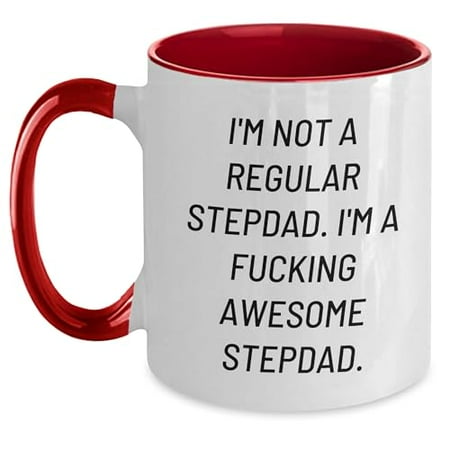 Funny Two Tone Stepdad Gift for Birthday I m Not A Regular Stepdad. I m A F-ing Awesome Stepdad. Unique Two Tone Coffee Mug
Funny Two Tone Stepdad Gift for Birthday I m Not A Regular Stepdad. I m A F-ing Awesome Stepdad. Unique Two Tone Coffee Mug