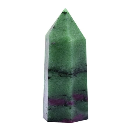 wendunide home decor Natural Fluorite Quartz Healing Hexagonal Bar Point E