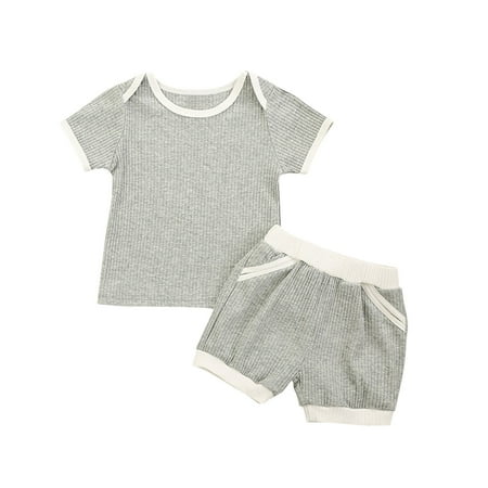 QIPOPIQ Girls Outfits Clearance Toddler Kids Baby Girls Boys Solid Ribbed Tops Tee Shorts Outfits Set Clothes
QIPOPIQ Girls Outfits Clearance Toddler Kids Baby Girls Boys Solid Ribbed Tops Tee Shorts Outfits Set Clothes