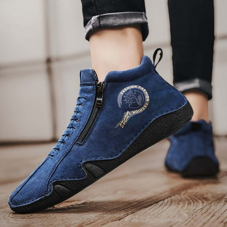 ZXHACSJ Men s High Top Mountaineering Shoes For Leisure Couple Shoes Men s Shoes Dark Blue 39
ZXHACSJ Men s High Top Mountaineering Shoes For Leisure Couple Shoes Men s Shoes Dark Blue 39