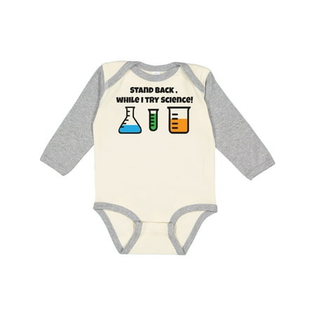 Inktastic Stand back while I try Science! Gift Baby Boy or Baby Girl Long Sleeve Bodysuit
Inktastic Stand back while I try Science! Gift Baby Boy or Baby Girl Long Sleeve Bodysuit