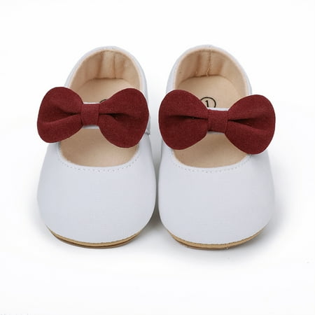 LSFYSZD Baby Girls Bow Flat Shoes Soft Sole Non-slip Newborn Infant Toddler Wedding Dress Walking Shoes
LSFYSZD Baby Girls Bow Flat Shoes Soft Sole Non-slip Newborn Infant Toddler Wedding Dress Walking Shoes