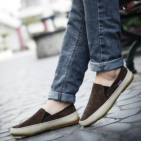 Zpanxa Runnings Shoes for Men Breathable Flat Canvas Shoes No-Slip Wear Casual Fashion Light-Weigh Shoes Mens Casual Gym Athletic Shoes Brown 43
Zpanxa Runnings Shoes for Men Breathable Flat Canvas Shoes No-Slip Wear Casual Fashion Light-Weigh Shoes Mens Casual Gym Athletic Shoes Brown 43