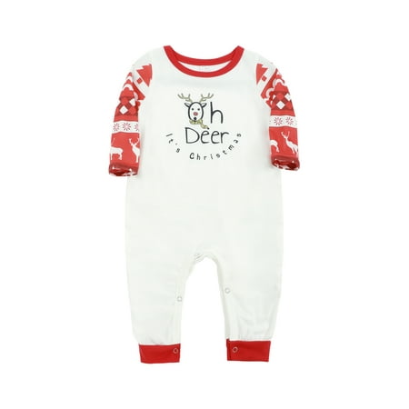 EWODOS Christmas Family Pajamas Set Women Men Kids Baby Homewear T-Shirt Striped Pants Outfits
EWODOS Christmas Family Pajamas Set Women Men Kids Baby Homewear T-Shirt Striped Pants Outfits
