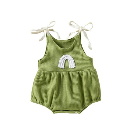 Musuos Infant Baby Girls Casual Romper Rainbow Pattern Sleeveless Patchwork Sling Bodysuit
Musuos Infant Baby Girls Casual Romper Rainbow Pattern Sleeveless Patchwork Sling Bodysuit