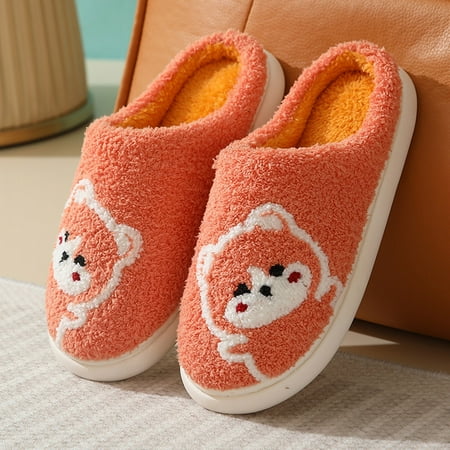 Winter Couples Women Warm Home Baotou Plush Soft Bottom Comfortable Solid Color Flat Cotton Slippers Orange 8.5
Winter Couples Women Warm Home Baotou Plush Soft Bottom Comfortable Solid Color Flat Cotton Slippers Orange 8.5