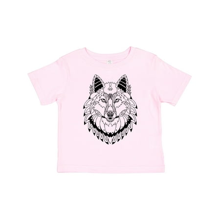 Inktastic Tribal Wolf Head Gift Toddler Boy or Toddler Girl T-Shirt