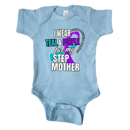 Inktastic Suicide Prevention I Wear Teal and Purple For My Step Mother Gift Baby Boy or Baby Girl Bodysuit
Inktastic Suicide Prevention I Wear Teal and Purple For My Step Mother Gift Baby Boy or Baby Girl Bodysuit