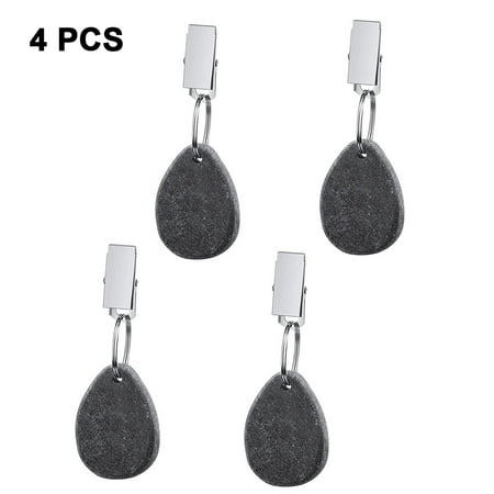 4 pcs Tablecloth Clip Tablecloth Pendant Stone Tablecloth Clip for Outdoor Picnic Family Dinner Table Decoration
4 pcs Tablecloth Clip Tablecloth Pendant Stone Tablecloth Clip for Outdoor Picnic Family Dinner Table Decoration