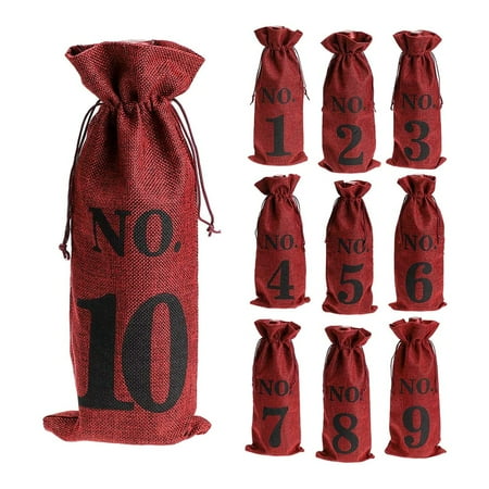 1 to 10 Burlap Wine Bags Blind Wine Tasting Wine Bags Wedding Table Numbers Wine Tasting Bags Party Christmas 10 Pcs Red
1 to 10 Burlap Wine Bags Blind Wine Tasting Wine Bags Wedding Table Numbers Wine Tasting Bags Party Christmas 10 Pcs Red