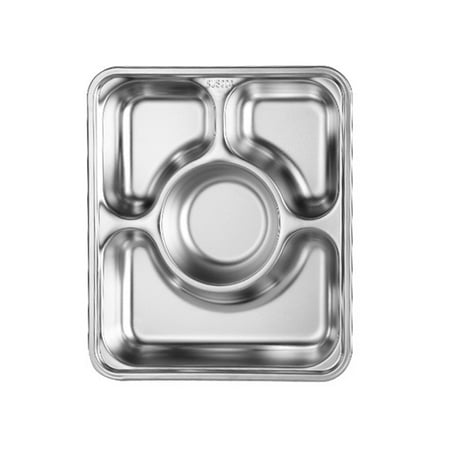 JULYING Stainless Steel Divided Plates Tray Dinner Plate Dumpling Plate Snack Plate
JULYING Stainless Steel Divided Plates Tray Dinner Plate Dumpling Plate Snack Plate