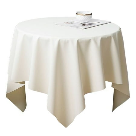 Tablecloths For Round Tables Waterproof Oil Proof Scratch Resistant Leather Square Tablecloth solid Color Table Cover For Living Room Patio Garden Outdoor-Cream-140*140CM
Tablecloths For Round Tables Waterproof Oil Proof Scratch Resistant Leather Square Tablecloth solid Color Table Cover For Living Room Patio Garden Outdoor-Cream-140*140CM