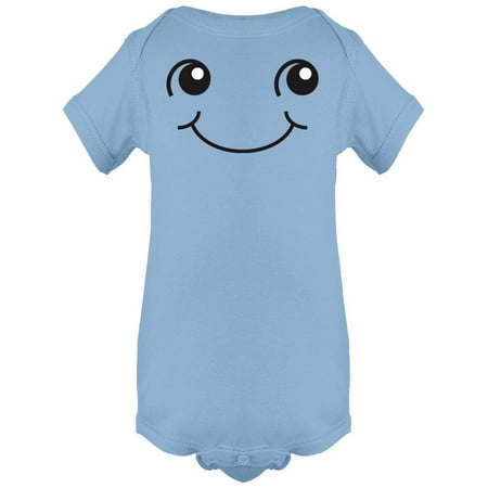 Smiling Face Bodysuit Infant -Image by Shutterstock 12 Months