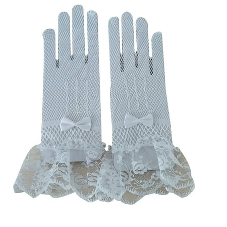 dianhelloya Lace Mesh Bowknot Bride Full Finger Gloves Bridal Wedding Dress Accessories
dianhelloya Lace Mesh Bowknot Bride Full Finger Gloves Bridal Wedding Dress Accessories