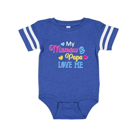 Inktastic My Mamaw and Papa Love me with Hearts Gift Baby Boy or Baby Girl Bodysuit
Inktastic My Mamaw and Papa Love me with Hearts Gift Baby Boy or Baby Girl Bodysuit