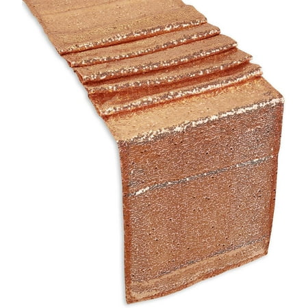 Trimming Shop Glitter Sequin Table Runner 11 x 108 Peach Table Overlay for Party Decoration 5pcs
Trimming Shop Glitter Sequin Table Runner 11 x 108 Peach Table Overlay for Party Decoration 5pcs