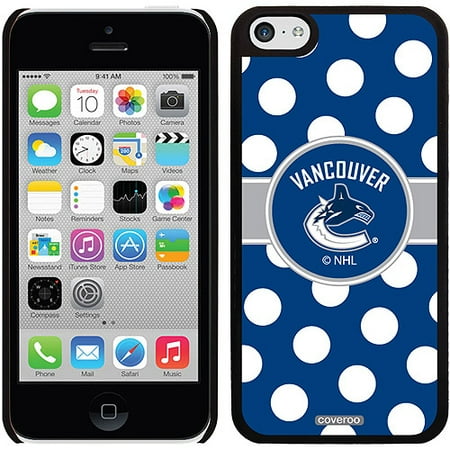 Vancouver Canucks Polka Dots Design on iPhone 5c Thinshield Snap-On Case by Coveroo