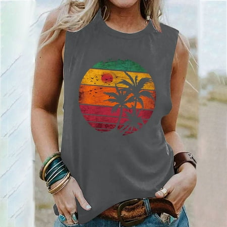 Rbaofujie Women S Lingerie Camisoles & Tanks Women S Sleeveless Top V-Neck Pullover Printing Vest Dark Gray Tank Clearance Items
Rbaofujie Women S Lingerie Camisoles & Tanks Women S Sleeveless Top V-Neck Pullover Printing Vest Dark Gray Tank Clearance Items