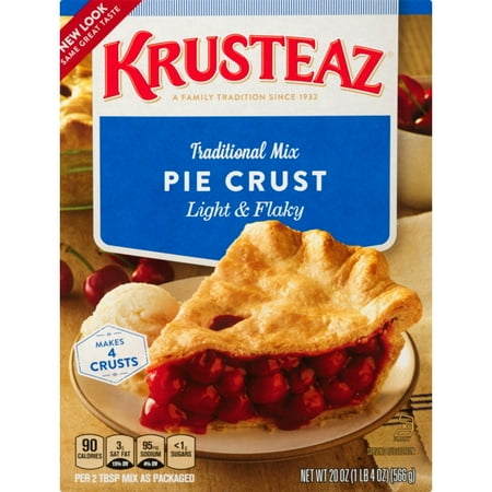 Krusteaz Traditional Light & Flaky Pie Crust Mix, 20 oz. Box