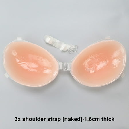 YIWEI Silicone Gathered Thick Chest Stickers With Shoulder Straps Invisible Bra B B
YIWEI Silicone Gathered Thick Chest Stickers With Shoulder Straps Invisible Bra B B