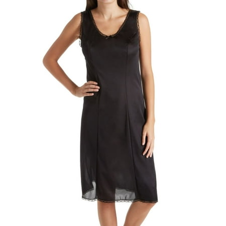 Women s Shadowline 3411 26 Inch Princess Full Slip (Black 46)