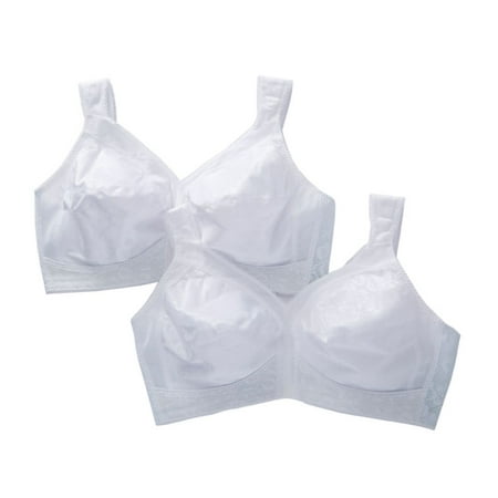 Women s Playtex US469P 18 Hour Original Comfort Strap Wirefree Bra - 2 Pk (White/White 36C)
Women s Playtex US469P 18 Hour Original Comfort Strap Wirefree Bra - 2 Pk (White/White 36C)