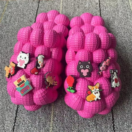 CoCopeaunt Personality DIY Summer Slides Women Outdoor Open Toe Slippers Bubble Massage Litchi Sandals Fashion Designer Sandals Men Clogs
CoCopeaunt Personality DIY Summer Slides Women Outdoor Open Toe Slippers Bubble Massage Litchi Sandals Fashion Designer Sandals Men Clogs