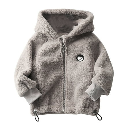 Toddler Baby Boys Girls Fleece Jacket with Hood Solid Stand Collar Zip-Up Hooded Sweatshirt Plush Outerwear Infant Fleece Coat Kids Sweatshirt Jacket Fall Winter Clothes
Toddler Baby Boys Girls Fleece Jacket with Hood Solid Stand Collar Zip-Up Hooded Sweatshirt Plush Outerwear Infant Fleece Coat Kids Sweatshirt Jacket Fall Winter Clothes