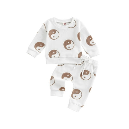 Bagilaanoe 2Pcs Newborn Baby Girl Boy Long Pants Set Print Long Sleeve Sweatshirt Pullover Tops+ Trousers 6M 12M 18M 24M Infant Fall Casual Sweatsuit
Bagilaanoe 2Pcs Newborn Baby Girl Boy Long Pants Set Print Long Sleeve Sweatshirt Pullover Tops+ Trousers 6M 12M 18M 24M Infant Fall Casual Sweatsuit