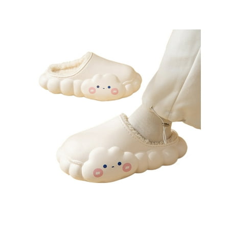 Avamo Ladies Slippers Cartoon Winter Slipper Slip On House Shoes Outdoor Warm Moccasins Indoor Cozy Plush Lining Home Shoe White 5.5-6
Avamo Ladies Slippers Cartoon Winter Slipper Slip On House Shoes Outdoor Warm Moccasins Indoor Cozy Plush Lining Home Shoe White 5.5-6