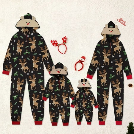 Homchy Christmas Hooded Jumpsuit Pajamas Elk Loungewear Outfits Family Xmas Pjs Matching Sets
Homchy Christmas Hooded Jumpsuit Pajamas Elk Loungewear Outfits Family Xmas Pjs Matching Sets