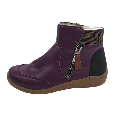 Snow Boots for Women Women S Vintage Splicing Round Toe Plus Velvet Zip Up Short Naked Boots Shoes Womens Snow Boots Pu 42
Snow Boots for Women Women S Vintage Splicing Round Toe Plus Velvet Zip Up Short Naked Boots Shoes Womens Snow Boots Pu 42