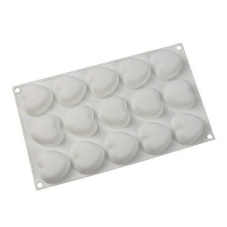 FTjfrsbc Silicone Cake Molds 15-Cavity Heart Shape Chocolate Mousse DIY Baking Mould
FTjfrsbc Silicone Cake Molds 15-Cavity Heart Shape Chocolate Mousse DIY Baking Mould