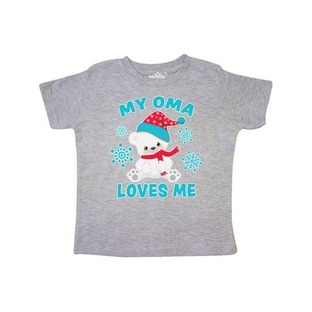 Inktastic Polar Bear My Oma Loves Me in Santa Hat with Snowflakes Gift Toddler Boy or Toddler Girl T-Shirt
Inktastic Polar Bear My Oma Loves Me in Santa Hat with Snowflakes Gift Toddler Boy or Toddler Girl T-Shirt