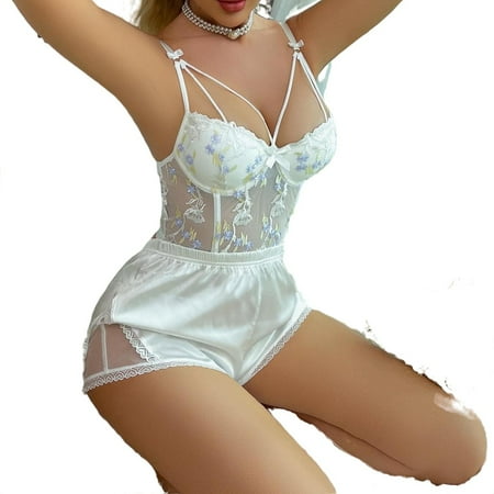 Sexy Floral Print Spaghetti Strap Short Sets Sleeveless White Womens Pajama Sets (Women s)
Sexy Floral Print Spaghetti Strap Short Sets Sleeveless White Womens Pajama Sets (Women s)