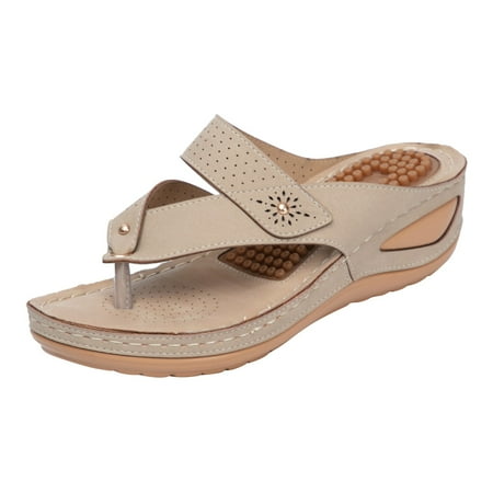 Womens Sandals Flip Flops for with Arch Support for Comfy Walk Wedge Massage Function Platform Shoes
Womens Sandals Flip Flops for with Arch Support for Comfy Walk Wedge Massage Function Platform Shoes
