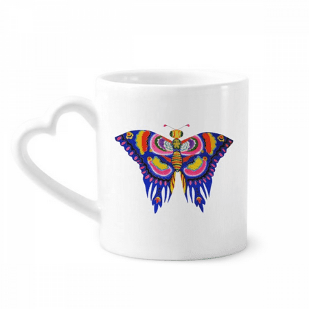 Traditional Chinese Kite Pattern Mug Coffee Cerac Drinkware Glass Heart Cup