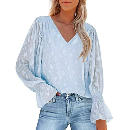 JDEFEG Scrub T Shirts for Women Lace Shirt V Neck Oversized Long Sleeve Blouses Fall Shirt Tops Shirt for Work Women Long Sleeve Shirts for Women Polyester Blue M
JDEFEG Scrub T Shirts for Women Lace Shirt V Neck Oversized Long Sleeve Blouses Fall Shirt Tops Shirt for Work Women Long Sleeve Shirts for Women Polyester Blue M