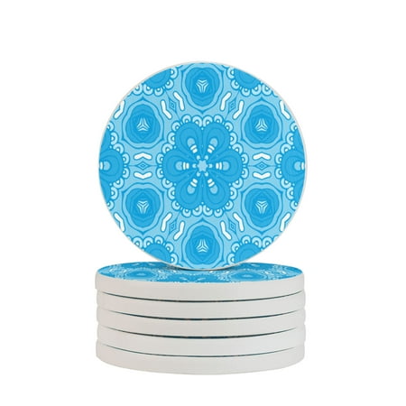 Circular Drink Coasters Set Seamless Flower Pattern Beautiful Home Decor Diatomite Heat-Resistant Diatomite Protect Table Countertop
Circular Drink Coasters Set Seamless Flower Pattern Beautiful Home Decor Diatomite Heat-Resistant Diatomite Protect Table Countertop