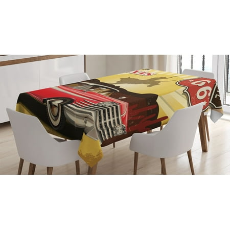 Vintage Decor Tablecloth Welcome to Texas Signboard Poster with Cadillac Art Car Cowboys Town Rodeo Decor Rectangular Table Cover for Dining Room Kitchen 60 X 90 Inches Multi by Ambesonne
Vintage Decor Tablecloth Welcome to Texas Signboard Poster with Cadillac Art Car Cowboys Town Rodeo Decor Rectangular Table Cover for Dining Room Kitchen 60 X 90 Inches Multi by Ambesonne