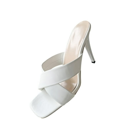 Womens Summer Cross Straps Roman Style Hollow Sexy High-heeled Sandals Summer Open Toe Slide Sandals Comfortable Flats Flip-Flops Sandal Casual Platforms Wedge Sandals Heeled Sandals A5005
Womens Summer Cross Straps Roman Style Hollow Sexy High-heeled Sandals Summer Open Toe Slide Sandals Comfortable Flats Flip-Flops Sandal Casual Platforms Wedge Sandals Heeled Sandals A5005