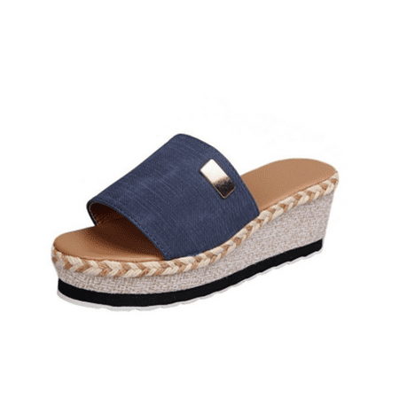 Women‘s Platform Espadrilles Wedge Slippers Solid Color Lightweight Non-slip Slides Shoes Comfortable Open Toe Shoes
Women‘s Platform Espadrilles Wedge Slippers Solid Color Lightweight Non-slip Slides Shoes Comfortable Open Toe Shoes